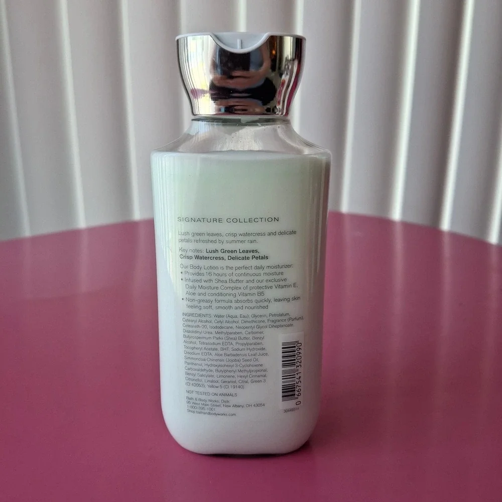 Bath & Body Works RAINKISSED LEAVES Body Lotion 8 fl oz Original Scent‎